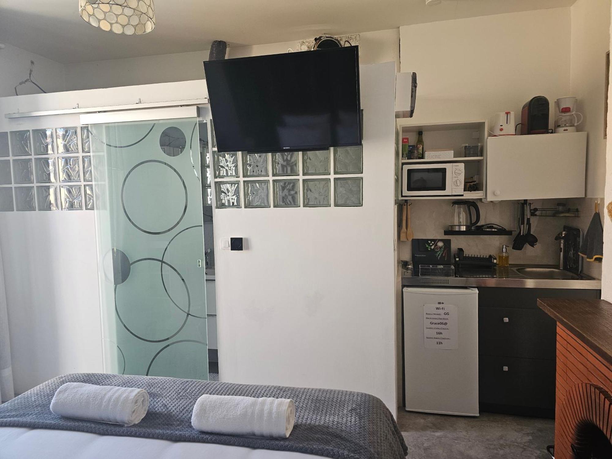 Studio 1 A La Trinite Proche De Nice, Monaco Et L'Italie エクステリア 写真